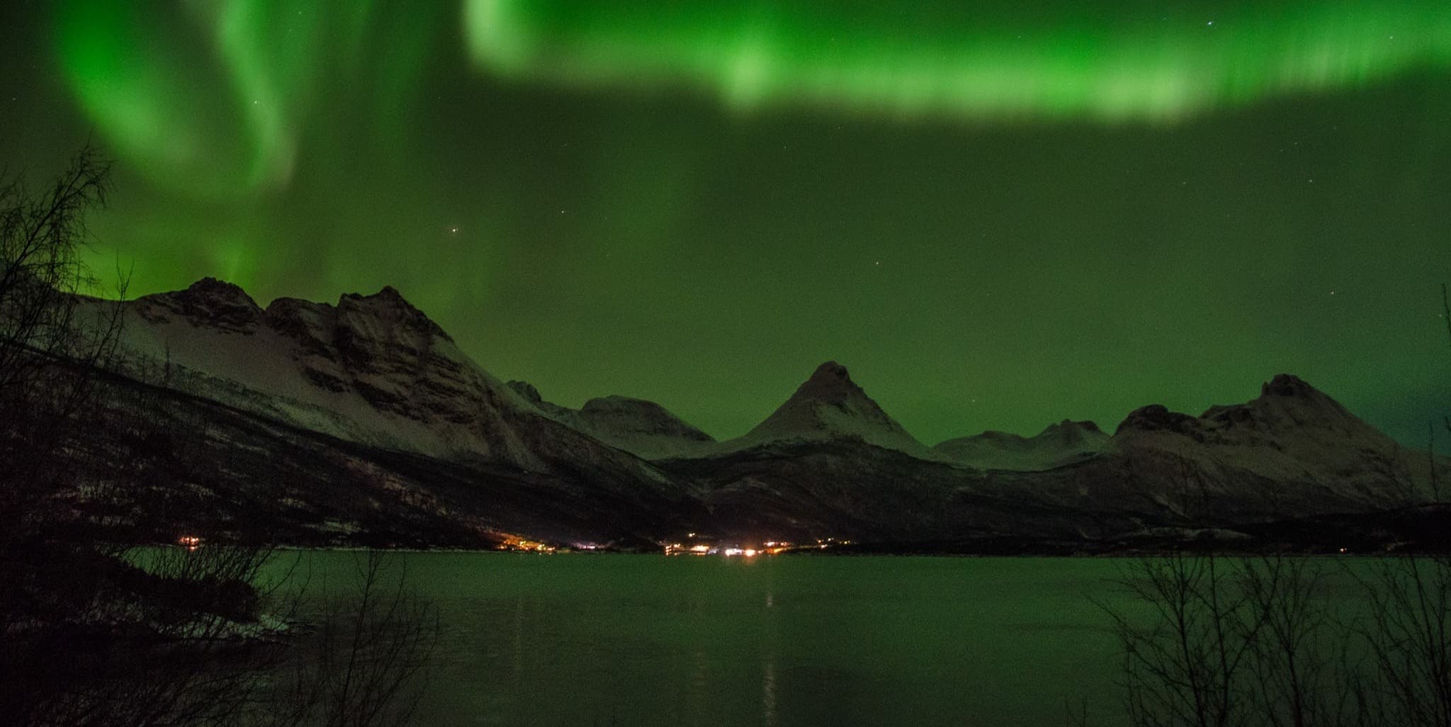 Aurora boreal en el Parque Nacional de Abisko