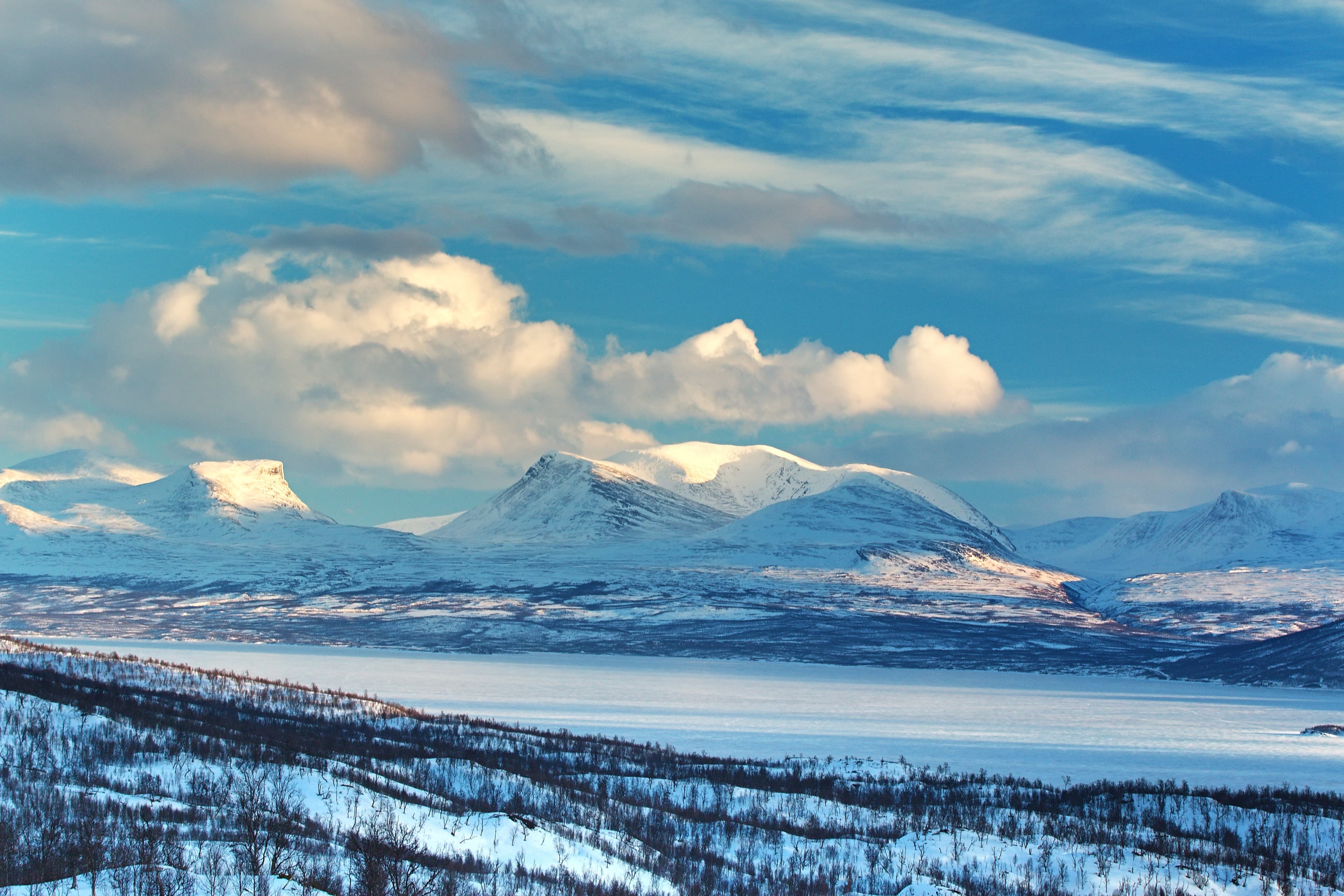 Vista del Parque Nacional de Abisko, la Puerta de Laponia