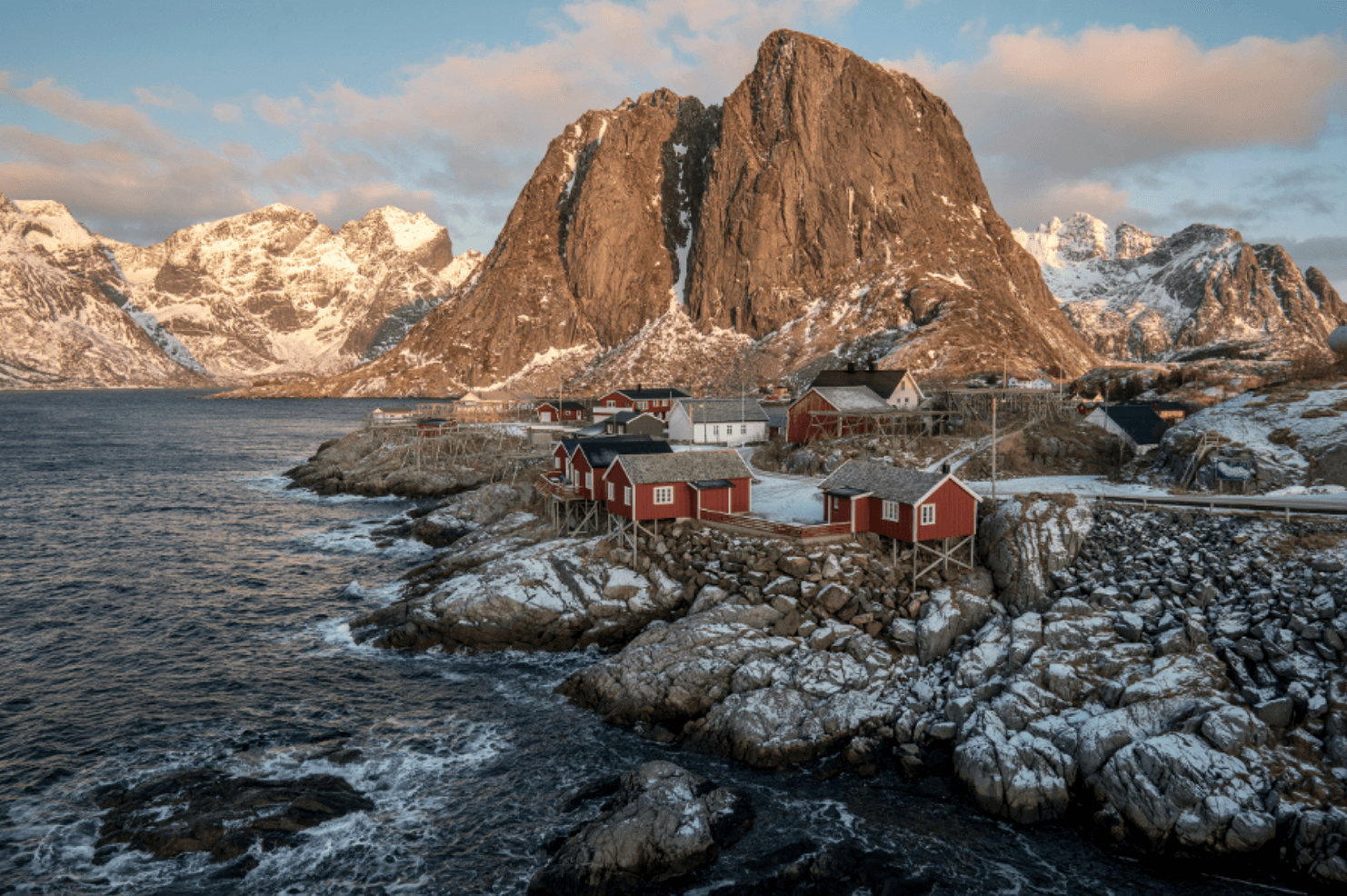Pueblo pesquero de Reine en las Islas Lofoten