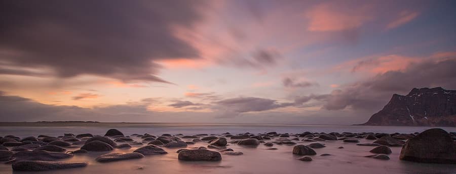 Playas de Uttakleiv, Haukland y Unstad